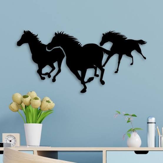 Running Horse Acrylic Wall Frame
