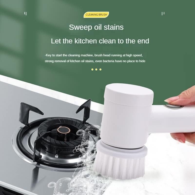 Cleaning Magic Electric Brush (5-in-1)                                   فرشاة التنظيف الكهربائية السحرية